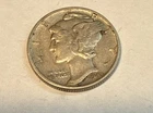 1943 Mercury Dime 90% Silver Circulated