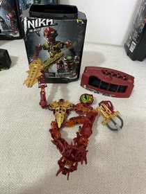 6 Lego Bionicle INIKA (8727-8732) No Manual - Not Complete - See Pictures