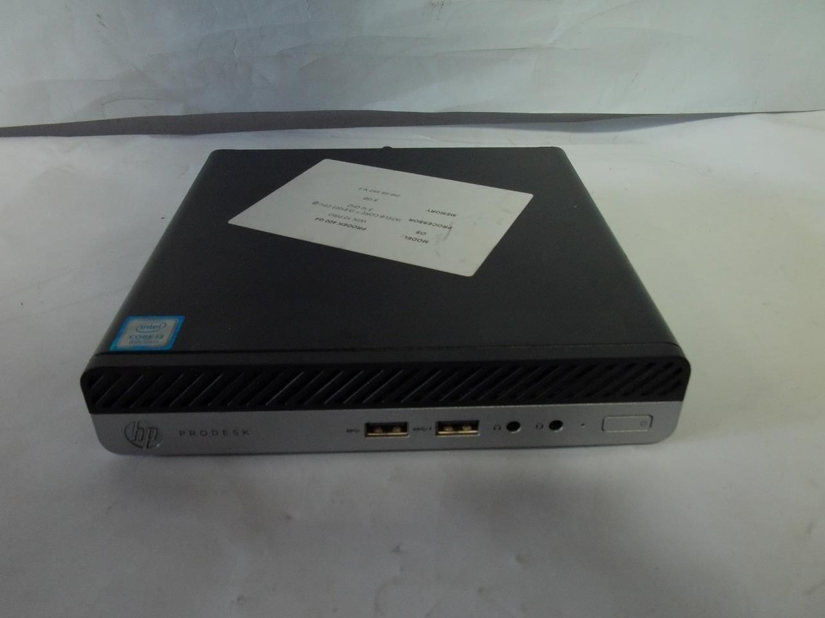 ミニPC HP ProDesk 400 G4 DM 35w Core i3 8100T Amazon.com: HP ProDesk 400 G4 Mini Desktop Computer - 3.1
