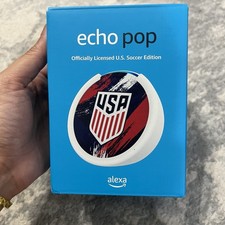 Amazon Echo Pop Newest Edition Officially Licensed US Soccer Limited Edition