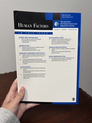 Human Factors V51 N1