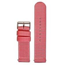 Quick Release Watch Band  Nylon  Two-Piece  Pink