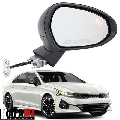 8Pin Passenger Side Mirror Heated Blind Spot Power Adjust For 2021-2024 Kia K5