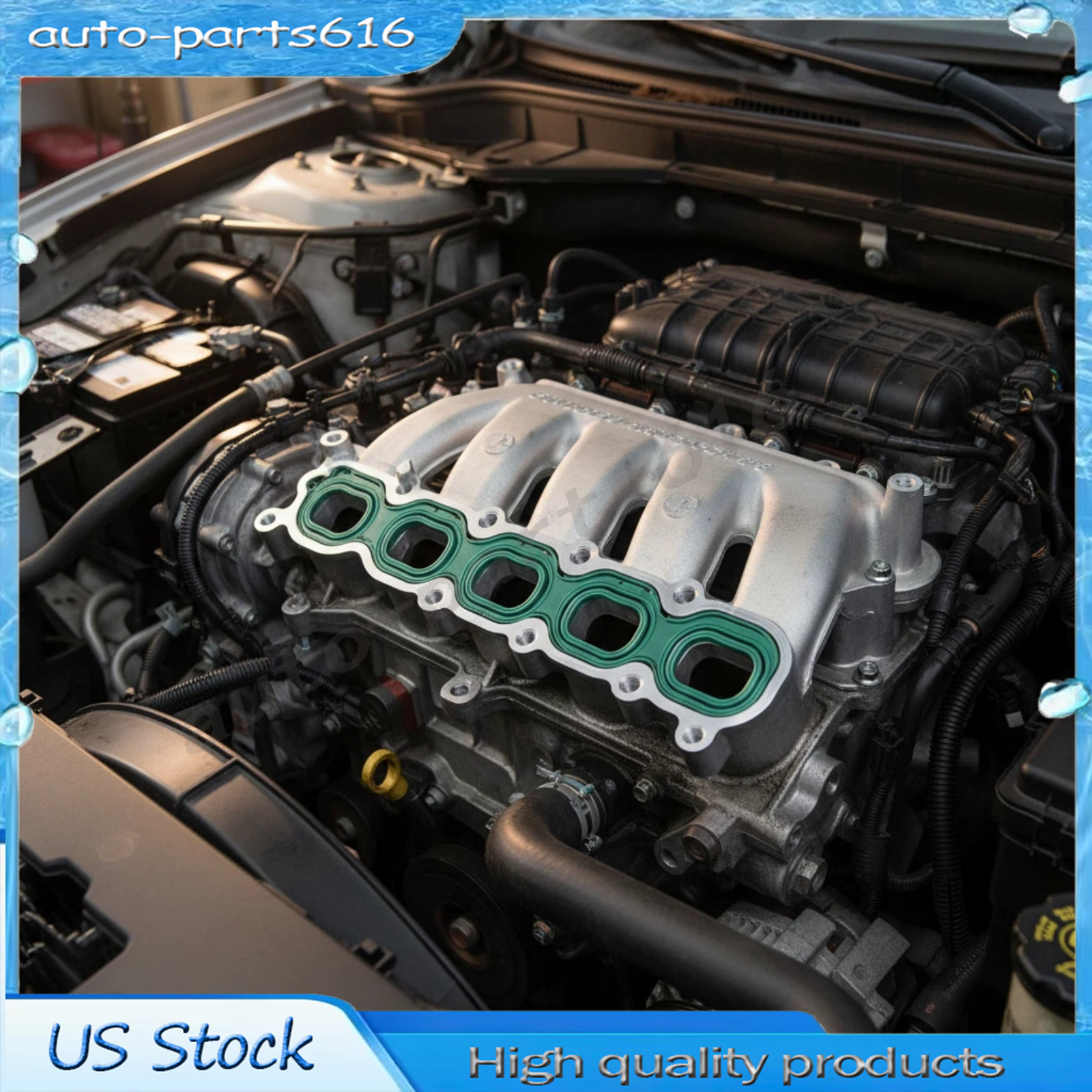 New For Maserati Quattroporte GT GC Intake Manifold Position Gaskets 255738 US