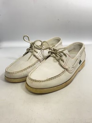 パラブーツ(UK7.5) Paraboot/Deck Shoes/UK7.5/WHT/Leather | eBay