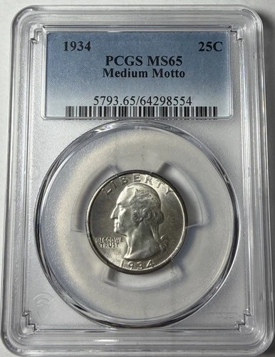 1934-P Washington Quarter — photo from another recent sale