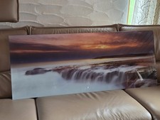 Eurographics Glasbild Wasserfall 50 x 125 cm UVP 139 EUR