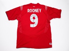 Wayne Rooney Signed England Jersey 2004 #9 AFTAL COA – Man Utd & England Icon