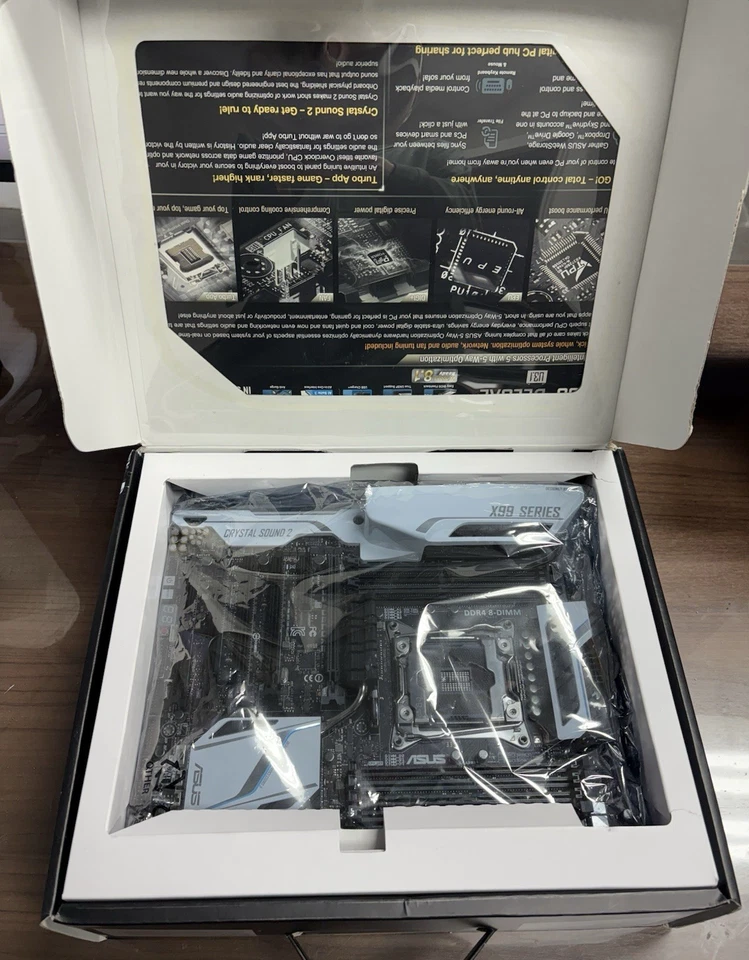 ASUS X99-DELUXE Motherboard Intel X99 U3.1 DDR4 M.2 ATX 2011-v3 socket - Image 2 of 3