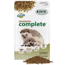 Exotic Nutrition Hedgehog Complete 5 lb - Natural Healthy Food & Mealworms