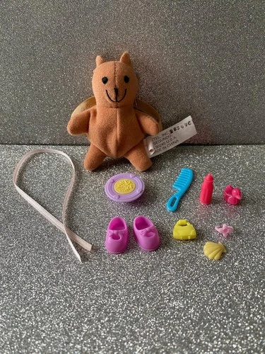 Vintage Mattel Barbie Kelly Doll Teddy Bear Backpack & Accessories