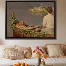 Cocker Spaniel Oil Painting Canvas Print Dog Lover Wall Art Living Room Decor