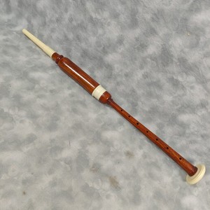 Vintage Wooden Bagpipe Practice Chanter 19.5in Rosewood Look