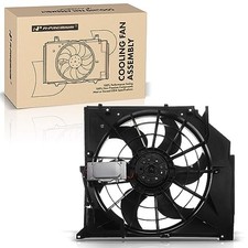 Engine Radiator Cooling Fan Assembly Compatible with BMW Models