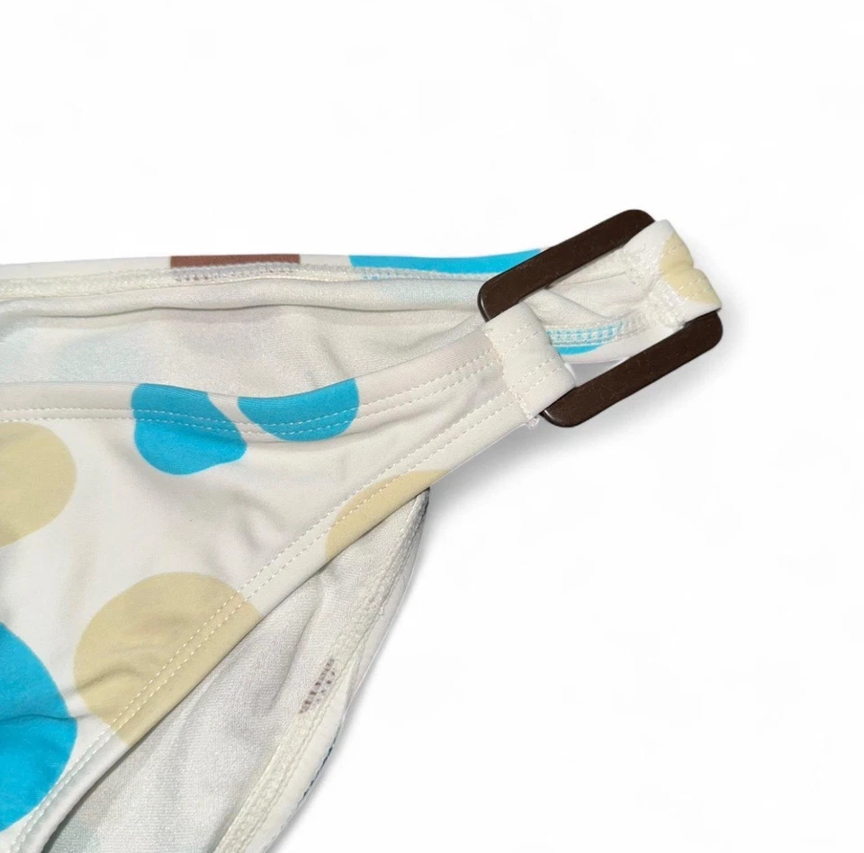 Calcinha de biquíni Esprit Beach bolinhas com detalhes de fivela | Tamanho desconhecido - Imagem 2 de 4