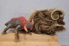 1998 Vintage Star Wars Power of the Force Bantha & 2002 Battle Beast Figure Set