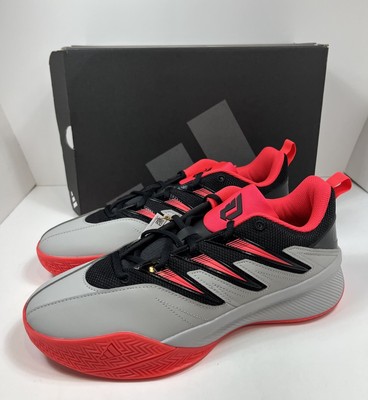 Adidas Dame Certified 3 Low Top Basketball Shoes Mens 11 Red Gray JI1540 New