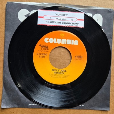 BILLY JOEL Honesty/The Mexican Connection POP ROCK 45 7'' Record Vinyl