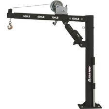 Ultra-Tow Pickup Truck Crane with Hand Winch, 1000-Lb. Capacity,