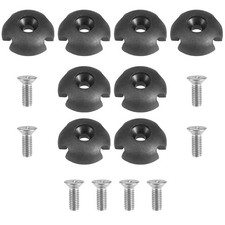 8 Sets Kayak Rope Buckle Canoe Line Guide Fitting Deck with Screw