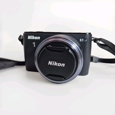 Nikon 1 S1 Mirrorless Camera Kit - Black | 11-27.5mm Lens, Bag & Accessories