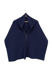 COS Poncho Donna Maglione blu stile casual