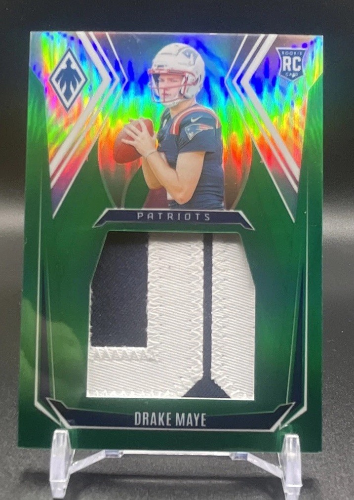 Drake Maye Panini Phoenix Pandora Patch #PPDME Green