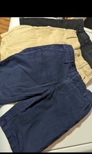 Children's PLACE Girl's Chino Shorts 6X/7 i Set of 3 Adjustable Waist Pockets