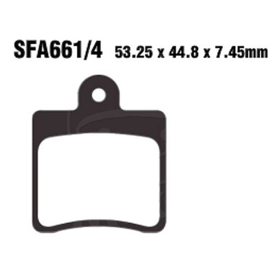 Bremsbeläge Vorderrad für Daelim S300 250 Fi SV250 Baujahr 2013-2016 - Neu