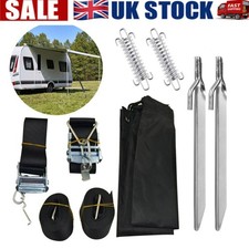 Thule Side Hold Down Kit Tie Down Straps Awning Caravan Motorhome Storm Wind