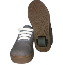 Heelys Launch 5 Canvas Skate Sneakers Gray Yo...