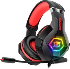 Gaming Headset for PC, Ps4, Ps5, Xbox Headset with 7.1 Surround Sound, Gaming...