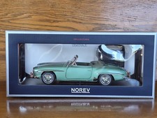 Norev 1957 Mercedes-Benz 190 SL Lt Green Met 1:18 Scale Diecast Model Car 183401
