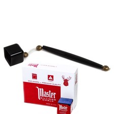 Deluxe Chalk Stick Holder Pocket Chalker Pool/ Billiard Cue Accessory w/ One