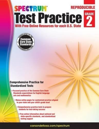 Spectrum Carson Dellosa Education Spectrum Test Practice, Grade 2 (Tascabile)