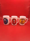 Vintage Avon Milk Glass Child Mugs Snoopy Lucy Charlie Brown 1969 Set of 3