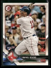 Rafael Devers 2018 Bowman #25 Rookie Boston Red Sox