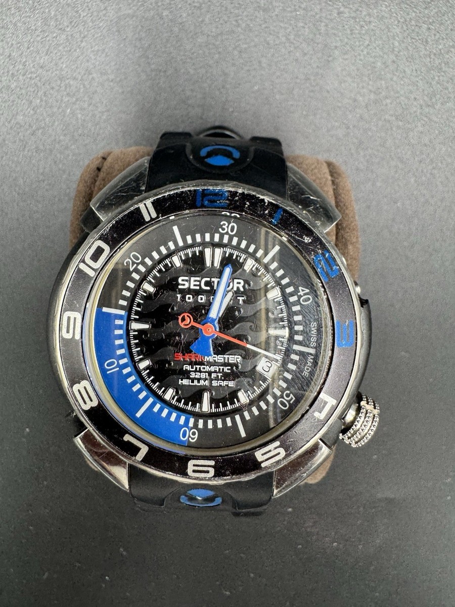 Sector Shark Master 1000 MT No Limits Diver ETA 25J Auto 3281 FT