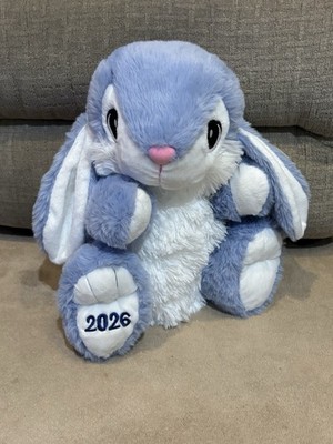 NEW, Way to Celebrate Easter Large Blue Hoppy Hopster Bunny 2026 Plush, 14''
