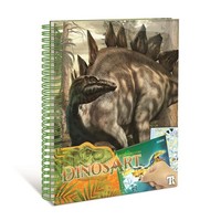 DinosArt Stickern Nach Zahlen Stickerbilder FüR Dinosaurier-Fans Kreativset