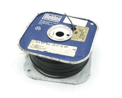 Belden 8216, RG-174 Coax, 50 Ohm, Black, 100 Foot