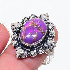Natural Copper Turquoise Gemstone 925 Sterling Silver All Size Ring For Gift