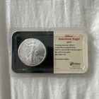 2002 1 oz Silver American Eagle (Brilliant Uncirculated). New In Package
