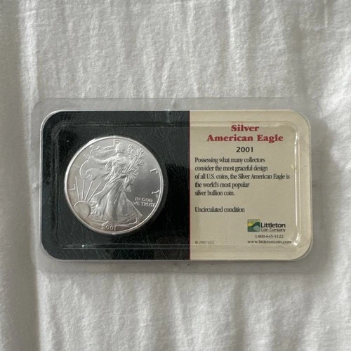 2002 1 oz Silver American Eagle (Brilliant Uncirculated). New In Package