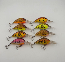 (8) Bandit 200 Series Crankbait Fishing Lures Lot of 8