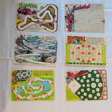 Vintage Fun Screens Games Sports Etch A Sketch 1983 Lot of 6 missing folder