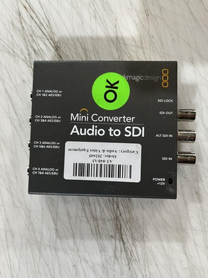 #ad Blackmagic Design Mini Converter Audio to SDI $55.00