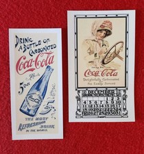 LOT Coca-Cola Advertising Coke Advertising INK BLOTTER SIZE 1910 Calendar Decemb
