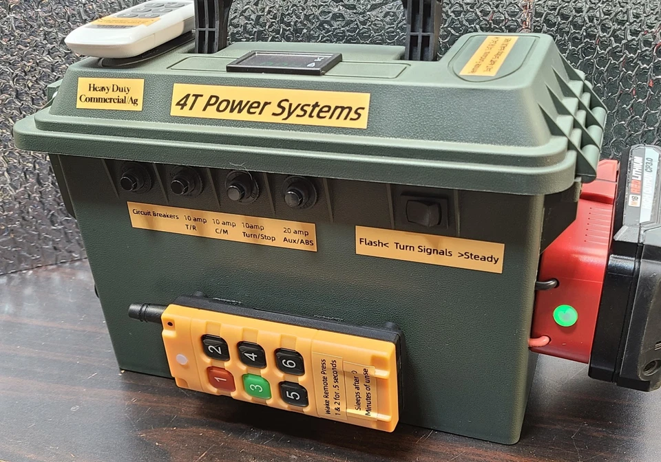 *Remote Controlled* Commercial/Ag Semi Trailer Light Tester 7-Pin Milwaukee M-18 - Image 3 of 4