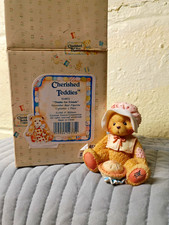 Cherished Teddies November Bear Figurine 914851 Resin Boxed 1993 4in
